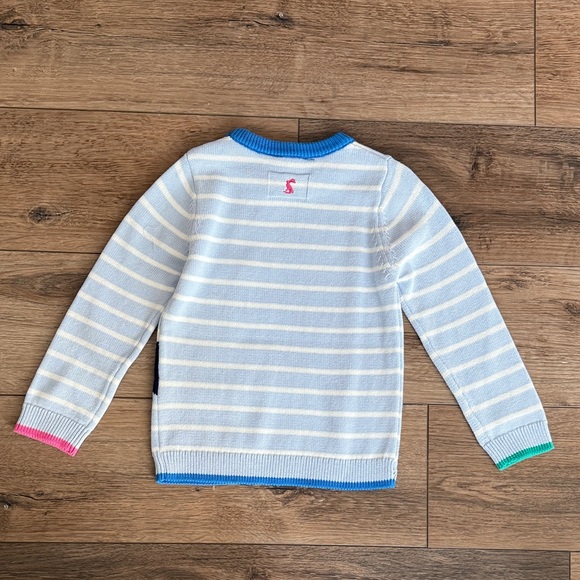 NWT Joules Rainbow Zebra Sweater & Navy Leggings - size 5 - Picture 6 of 6